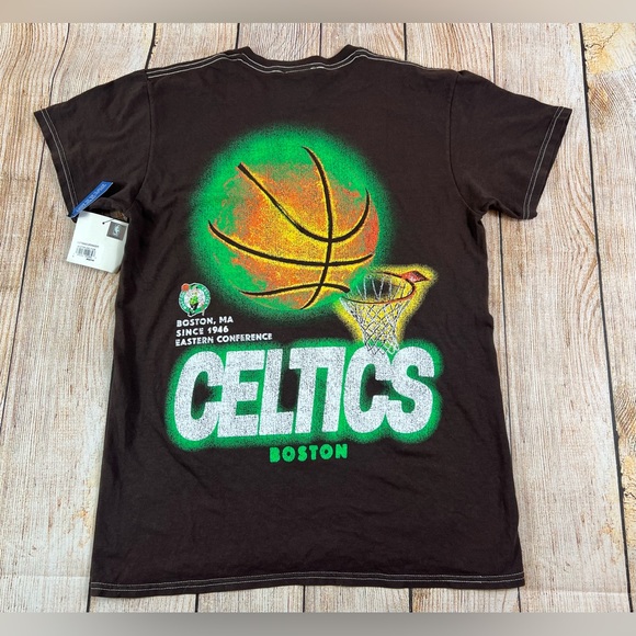 47 Other - Boston Celtics '47 Brown Vintage Tubular Dagger Tradition Premium T Shirt Small